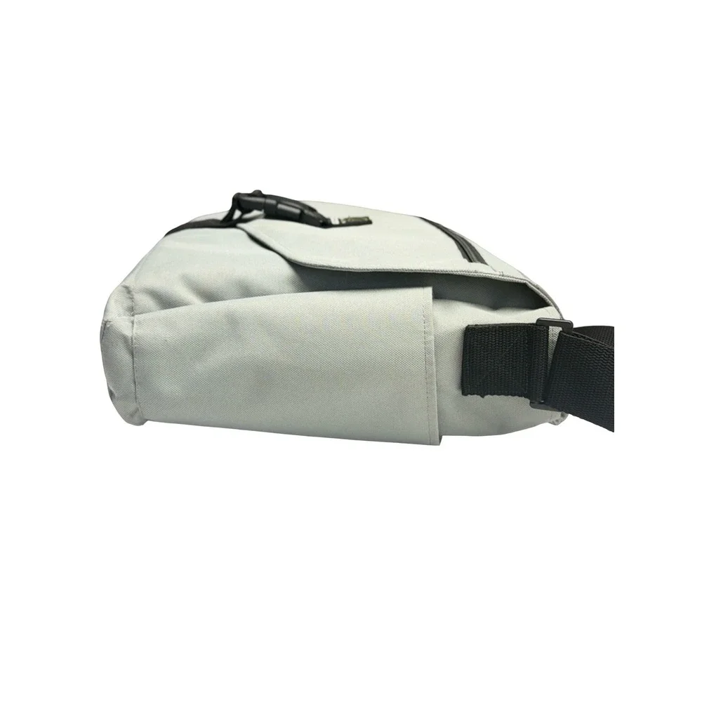 Yak Pak Brooklyn NY Messenger Bag‎ Aqua Canvas Crossbody Laptop Shoulder 2000s
